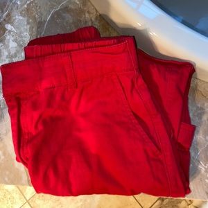 Red Cargo Pants
